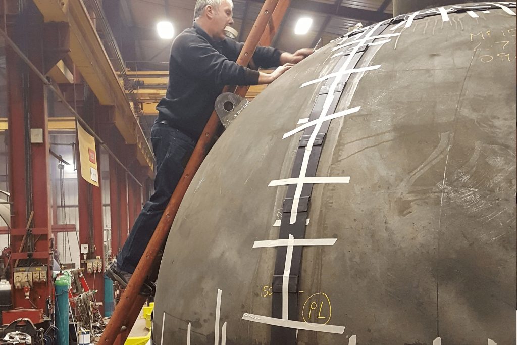 On site gamma radiography